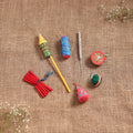 Diwali Special! Handmade Beadwork Felt Crackers (Set of 7 - Assorted) 35