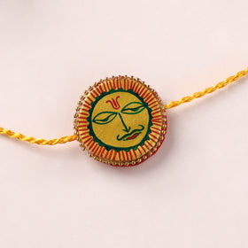 Manjusha Art Handpainted Resin Rakhi 50