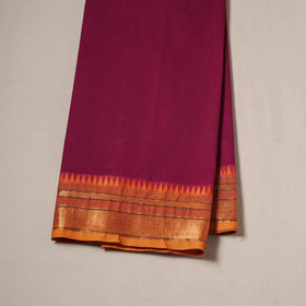 Pink - Kanchipuram Cotton Fabric with Zari Border 29