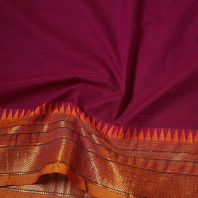 Pink - Kanchipuram Cotton Fabric with Zari Border 29
