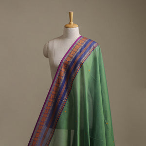 Kanchipuram Buti Cotton Fabric with Thread Border 15