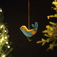 Songbird - Handcrafted Stuffed Christmas Ornament 57