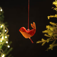 Songbird - Handcrafted Stuffed Christmas Ornament 58