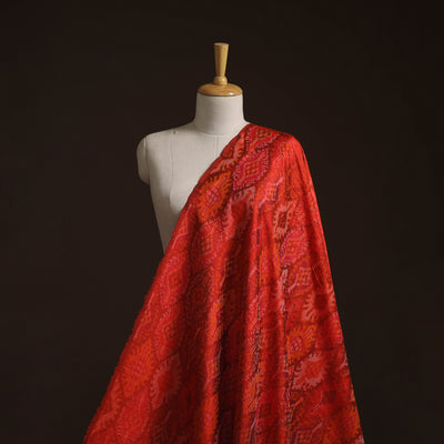 Handloom Raw Silk Pochampally Ikat Fabric 03