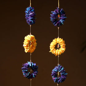 Handmade Beadwork Felt Hangings (Set of 2) for Home Decor 25