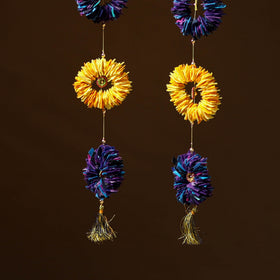 Handmade Beadwork Felt Hangings (Set of 2) for Home Decor 25