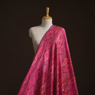 Handloom Raw Silk Pochampally Ikat Fabric 05
