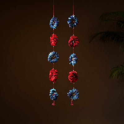 Handmade Beadwork Felt Hangings (Set of 2) for Home Decor 26