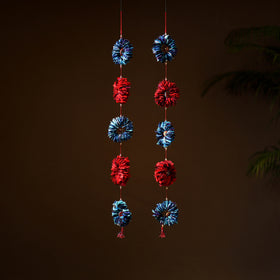 Handmade Beadwork Felt Hangings (Set of 2) for Home Decor 26