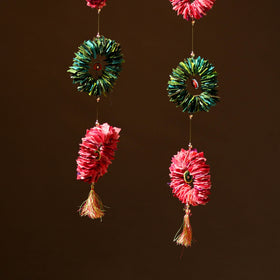 Handmade Beadwork Felt Hangings (Set of 2) for Home Decor 28