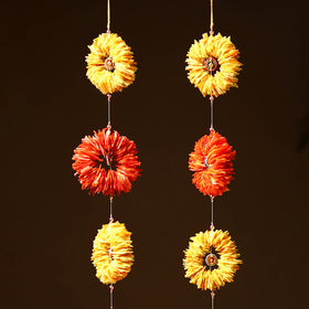 Handmade Beadwork Felt Hangings (Set of 2) for Home Decor 29