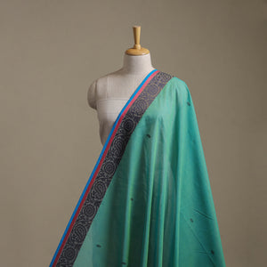 Kanchipuram Buti Cotton Fabric with Thread Border 08