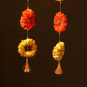 Handmade Beadwork Felt Hangings (Set of 2) for Home Decor 29