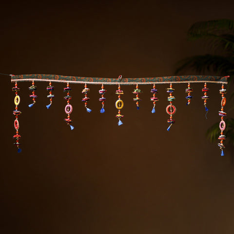 Multicolor - Handmade Beadwork Felt Bandhanwar Toran for Home Decor 06