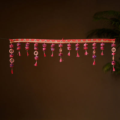 Handmade Beadwork Felt Bandhanwar Toran for Home Decor 07