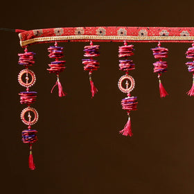 Handmade Beadwork Felt Bandhanwar Toran for Home Decor 07