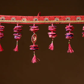 Handmade Beadwork Felt Bandhanwar Toran for Home Decor 07