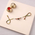 Handcrafted Patwa Threadwork Blue Pottery Beads Rakhi 24
