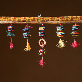 Handmade Beadwork Felt Bandhanwar Toran for Home Decor 08