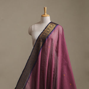 Kanchipuram Buti Cotton Fabric with Zari Border 14