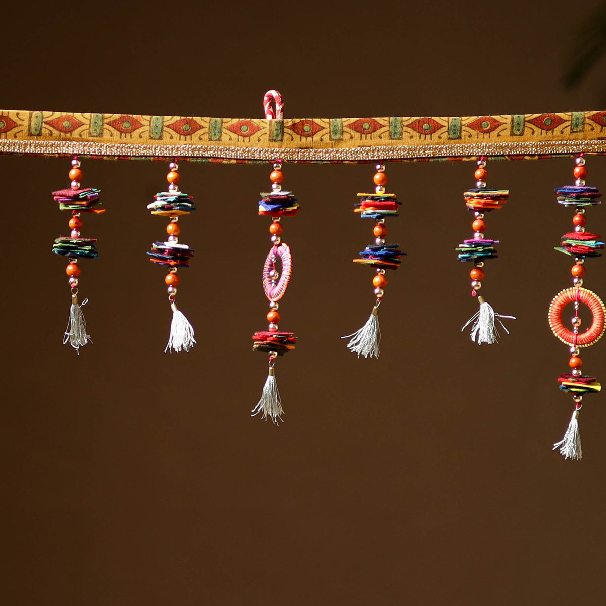Handmade Beadwork Felt Bandhanwar Toran for Home Decor 09