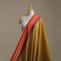 Yellow - Kanchipuram Buti Cotton Fabric with Thread Border 18