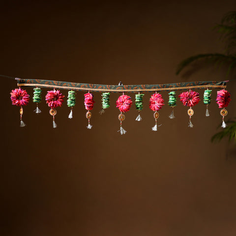 Multicolor - Handmade Beadwork Felt Bandhanwar Toran for Home Decor 11