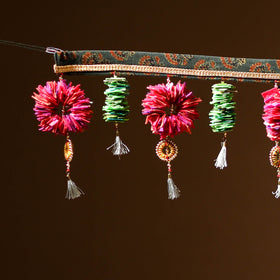 Handmade Beadwork Felt Bandhanwar Toran for Home Decor 11