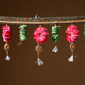 Handmade Beadwork Felt Bandhanwar Toran for Home Decor 11