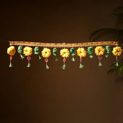 Handmade Beadwork Felt Bandhanwar Toran for Home Decor 12