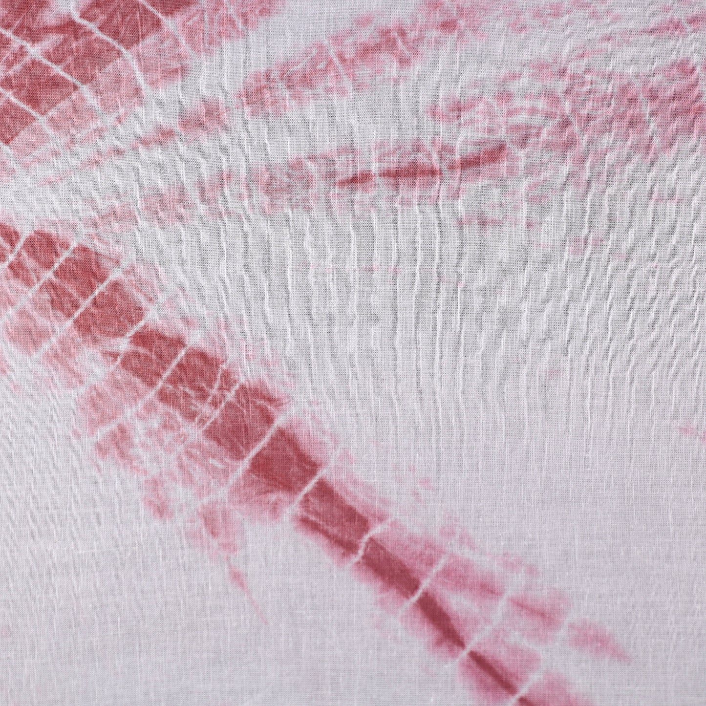 Red - Shibori Tie-Dye Pure Cotton Fabric