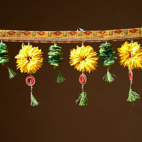 Handmade Beadwork Felt Bandhanwar Toran for Home Decor 12