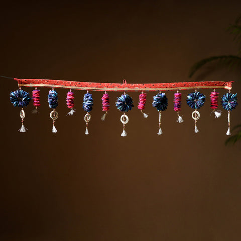 Multicolor - Handmade Beadwork Felt Bandhanwar Toran for Home Decor 13