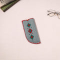 Tribal Hand Embroidered Jute Spectacle Pouch  05