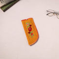 Tribal Hand Embroidered Jute Spectacle Pouch  06