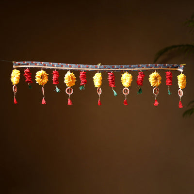 Handmade Beadwork Felt Bandhanwar Toran for Home Decor 14