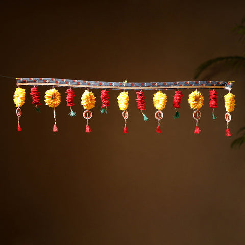 Multicolor - handmade beadwork felt bandhanwar toran