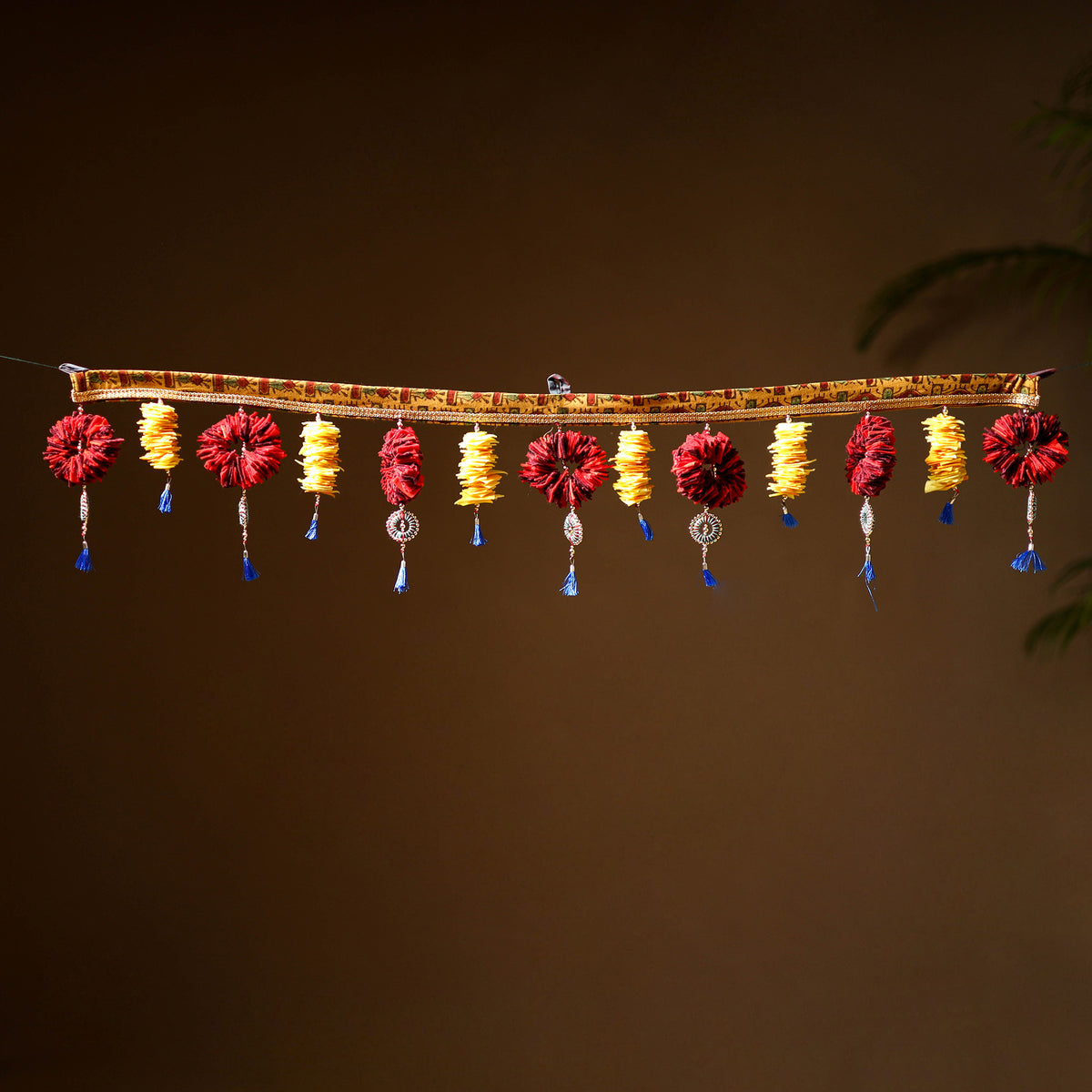 Handmade Beadwork Felt Bandhanwar Toran for Home Decor 15