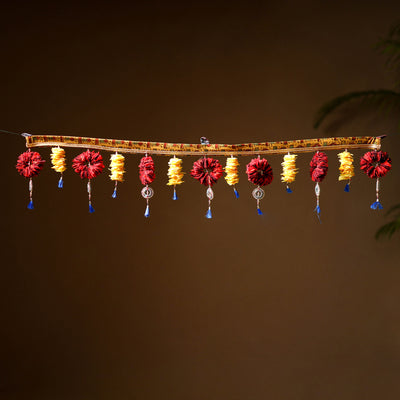 Handmade Beadwork Felt Bandhanwar Toran for Home Decor 15