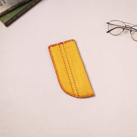 Tribal Hand Embroidered Jute Spectacle Pouch  07