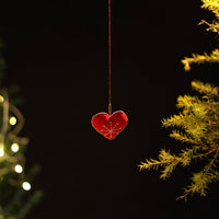 Heart - Handcrafted Stuffed Christmas Ornament 01