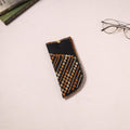 Tribal Hand Embroidered Jute Spectacle Pouch  08