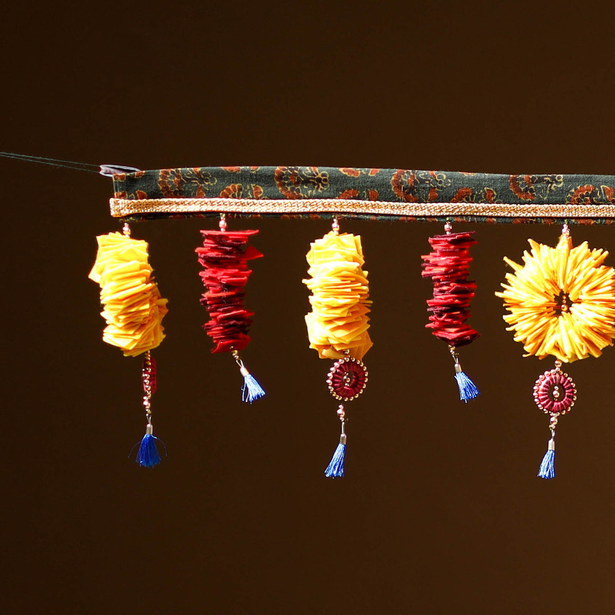 Handmade Beadwork Felt Bandhanwar Toran for Home Decor 16