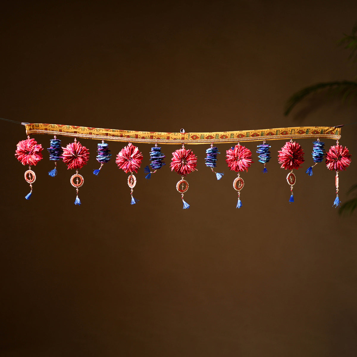 Handmade Beadwork Felt Bandhanwar Toran for Home Decor 17
