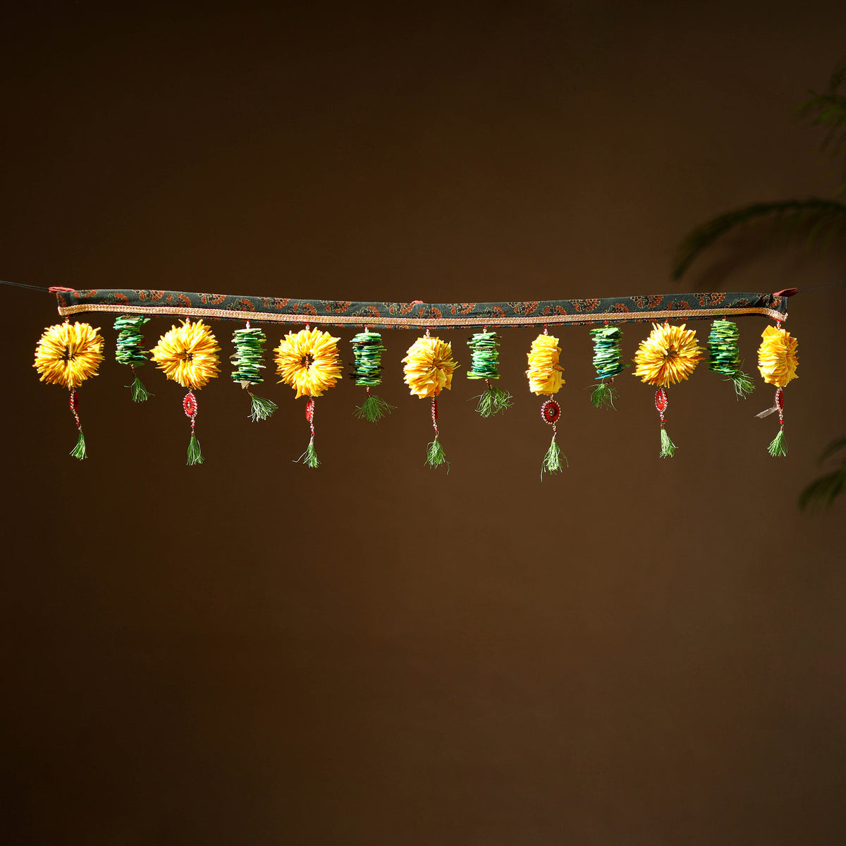 Handmade Beadwork Felt Bandhanwar Toran for Home Decor 18