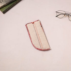 Tribal Hand Embroidered Jute Spectacle Pouch  10