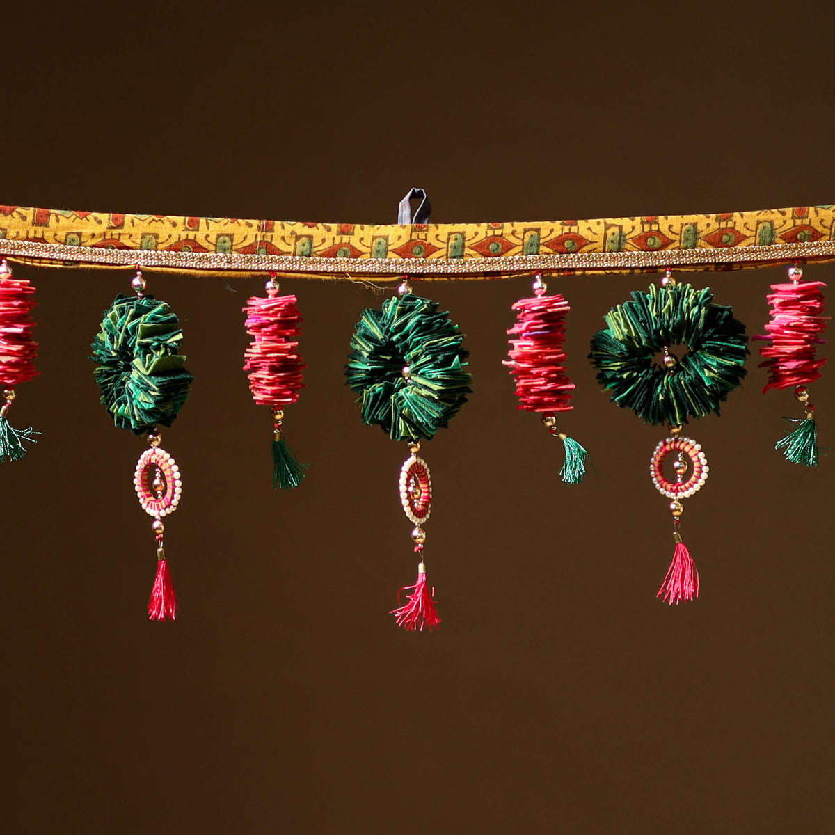 Handmade Beadwork Felt Bandhanwar Toran for Home Decor 19