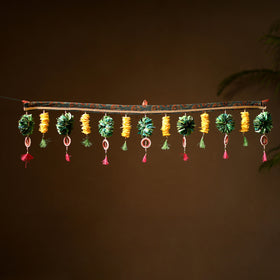 Multicolor - Handmade Beadwork Felt Bandhanwar Toran for Home Decor 20