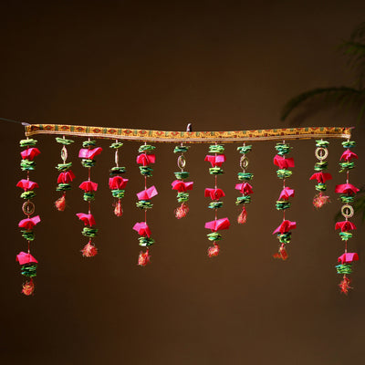 Handmade Beadwork Felt Bandhanwar Toran for Home Decor 21