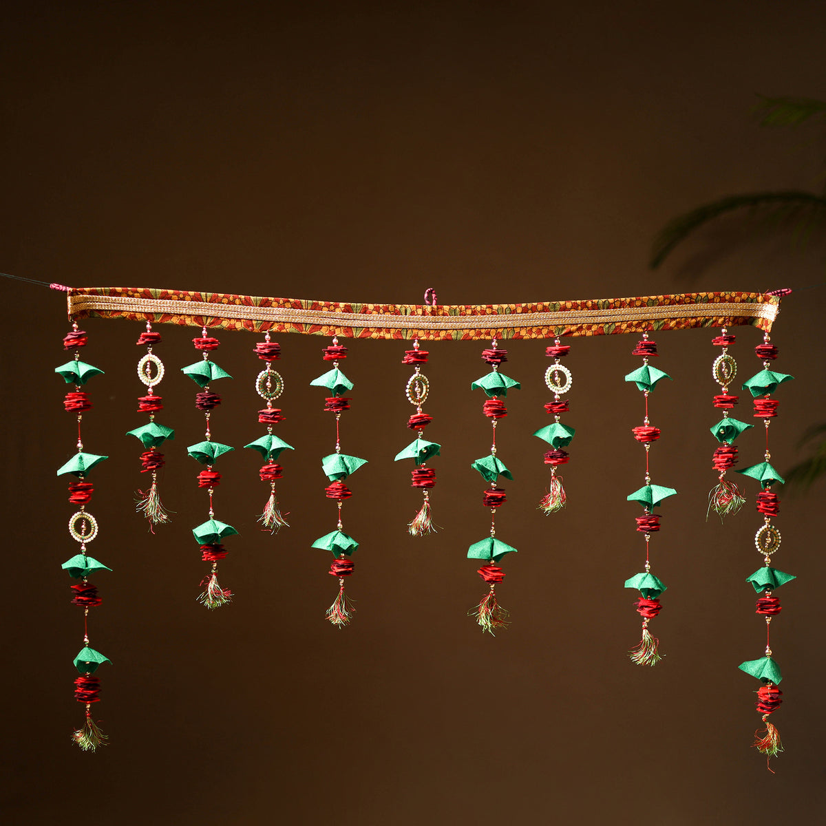 Handmade Beadwork Felt Bandhanwar Toran for Home Decor 22